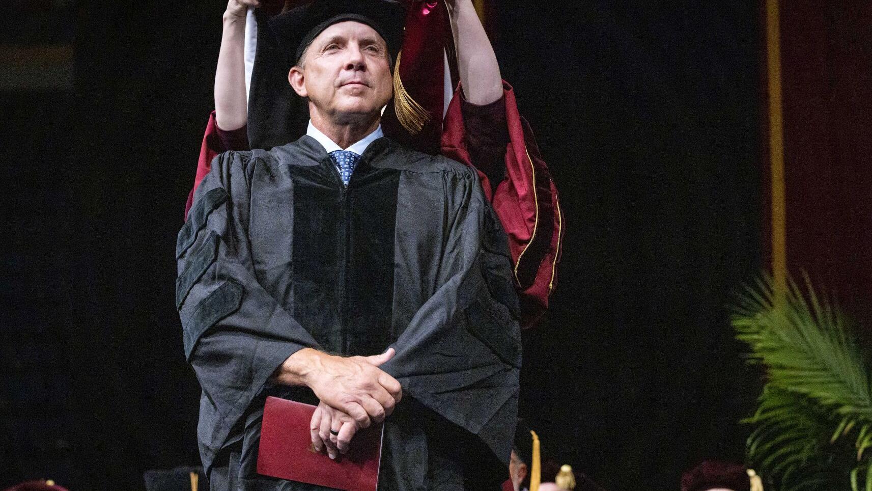 Photos: Former Saints coach Sean Payton delivers keynote at Loyola graduation